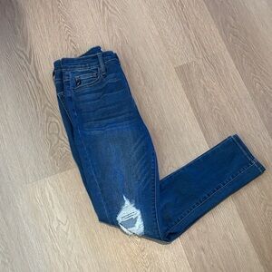 KanCan Deep Blue Ripped Skinny Jeans